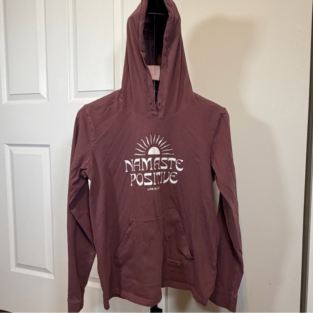 SOLD Life Is Good Mauve Women's Hoodie